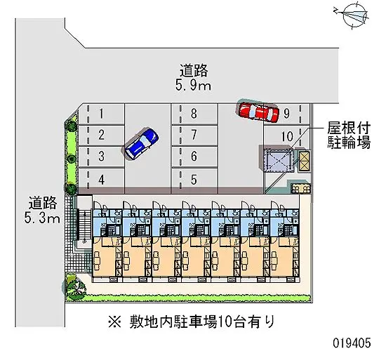 ★手数料０円★高岡市東上関　月極駐車場（LP）